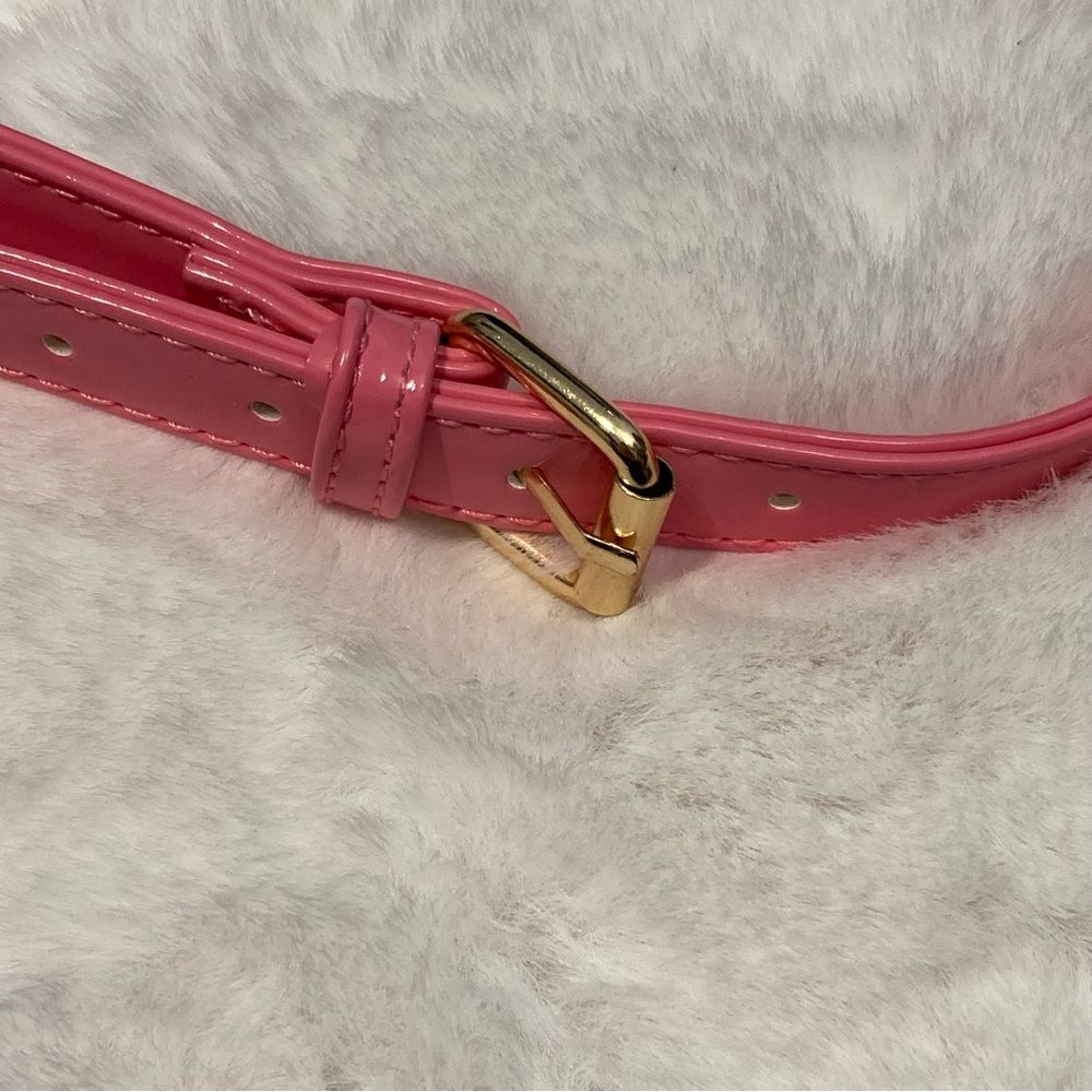NWT Juicy Couture Pink Lemonade Effortless Crossbody Bag PVC - Picture 8 of 11
